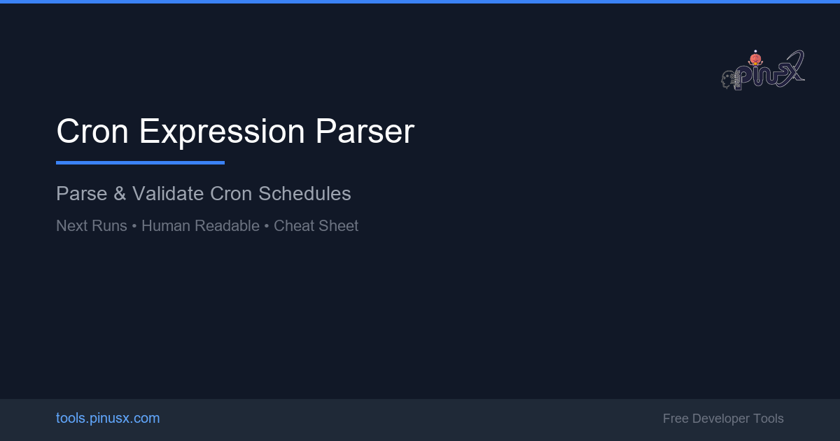 Cron Expression Parser Online - Cron Schedule Generator Free | PinusX